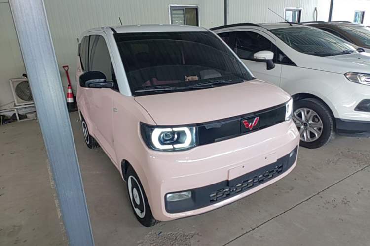 Used Wuling Hongguang MINIEV 2021 Macaron Premium Model – Lithium Iron Phosphate Front Right 45 Deg