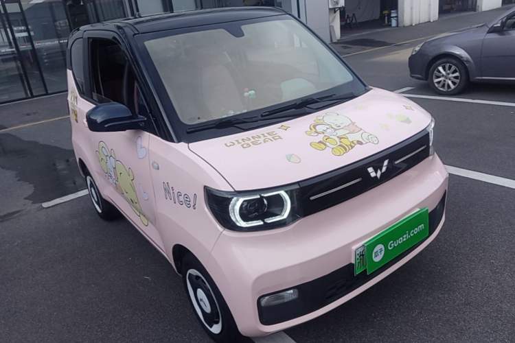 Used Wuling Hongguang MINIEV 2021 Macaron Premium Model – Lithium Iron Phosphate Front Right 45 Deg