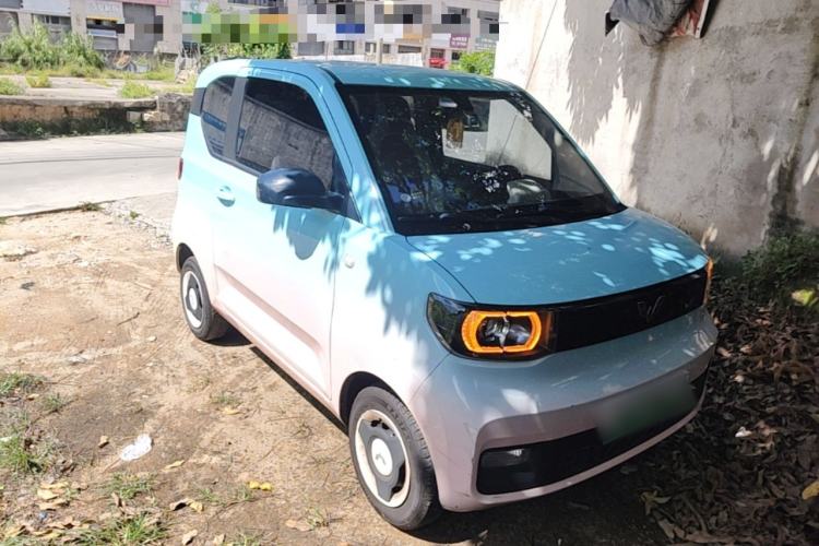 Used Wuling Hongguang MINIEV 2021 Macaron Fashion Model Lithium Iron Phosphate Front Right 45 Deg