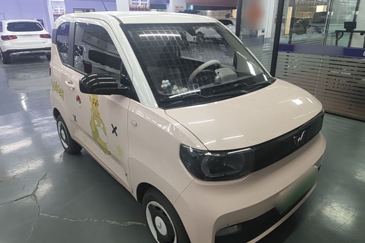 Used Wuling Hongguang MINIEV 2021 Macaron Fashion Edition Lithium-Ion Battery Front Right 45 Deg