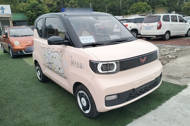 Used Wuling Hongguang MINIEV 2021 Macaron Premium Model – Lithium Iron Phosphate Front Right 45 Deg