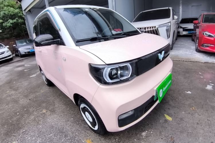 Used Wuling Hongguang MINIEV 2021 Macaron Premium Model – Lithium Iron Phosphate Front Right 45 Deg