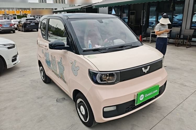 Used Wuling Hongguang MINIEV 2021 Macaron Premium Model – Lithium Iron Phosphate Front Right 45 Deg
