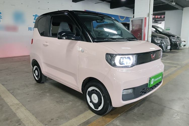Used Wuling Hongguang MINIEV 2021 Macaron Fashion Edition Lithium-Ion Battery Front Right 45 Deg