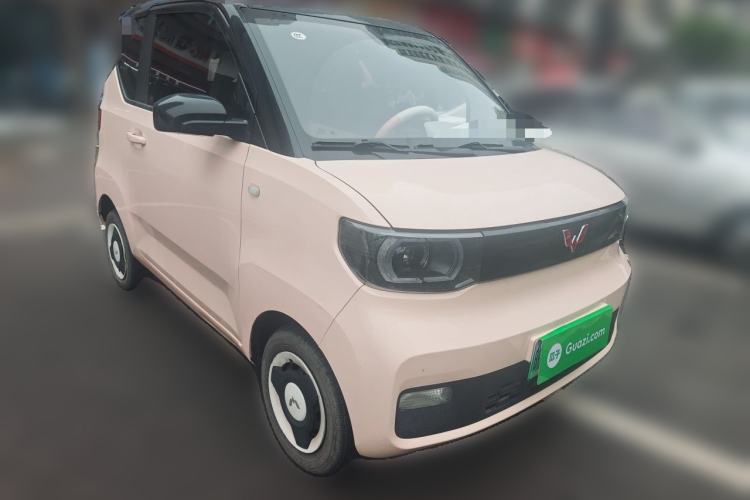 Used Wuling Hongguang MINIEV 2021 Macaron Fashion Edition Lithium-Ion Battery Front Right 45 Deg