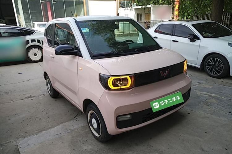Used Wuling Hongguang MINIEV 2021 Macaron Fashion Model Lithium Iron Phosphate Front Right 45 Deg
