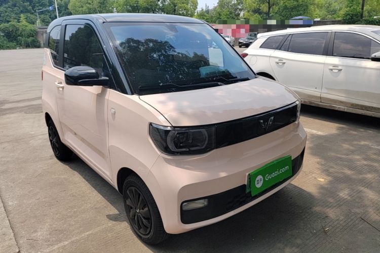 Used Wuling Hongguang MINIEV 2021 Macaron Fashion Model Lithium Iron Phosphate Front Right 45 Deg