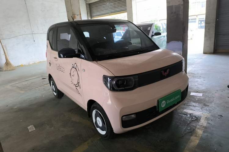 Used Wuling Hongguang MINIEV 2021 Macaron Premium Model – Lithium Iron Phosphate Front Right 45 Deg