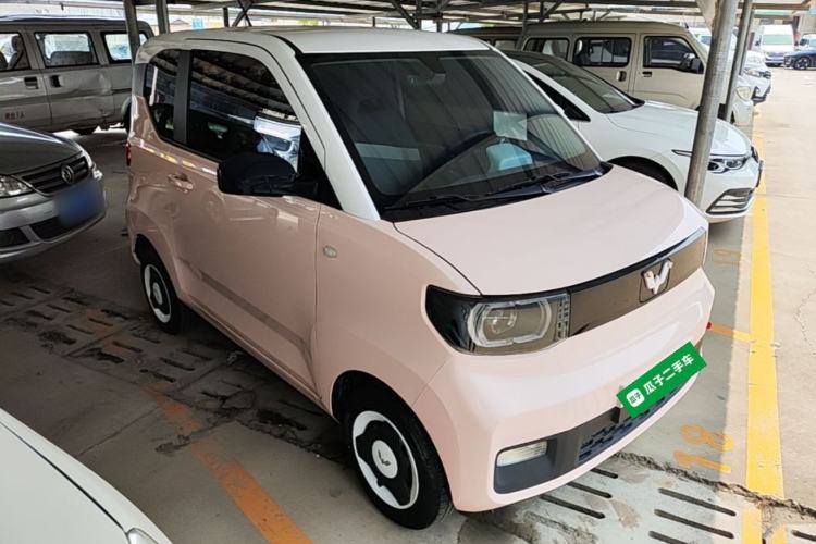 Used Wuling Hongguang MINIEV 2021 Macaron Fashion Edition Lithium-Ion Battery Front Right 45 Deg