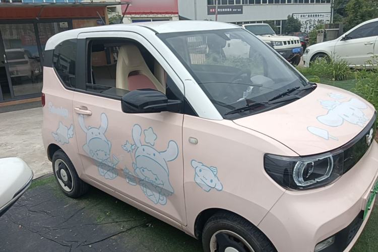 Used Wuling Hongguang MINIEV 2021 Macaron Fashion Edition Lithium-Ion Battery Front Right 45 Deg
