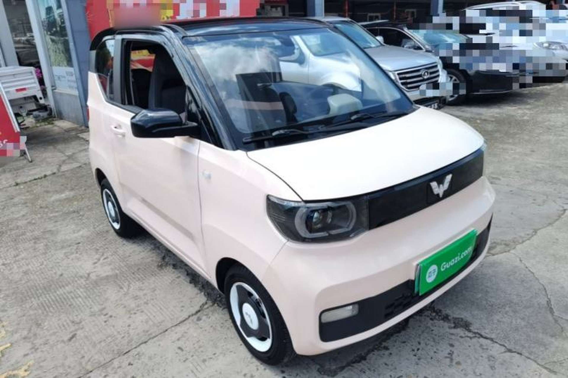 Used Wuling Hongguang MINIEV 2021 Macaron Premium Model – Lithium Iron Phosphate Front Right 45 Deg