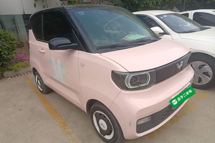 Used Wuling Hongguang MINIEV 2021 Macaron Premium Model – Lithium Iron Phosphate Front Right 45 Deg