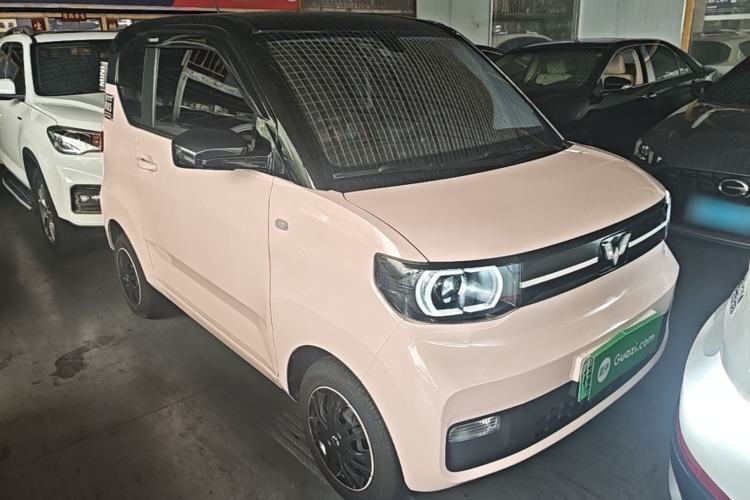 Used Wuling Hongguang MINIEV 2021 Macaron Fashion Model Lithium Iron Phosphate Front Right 45 Deg