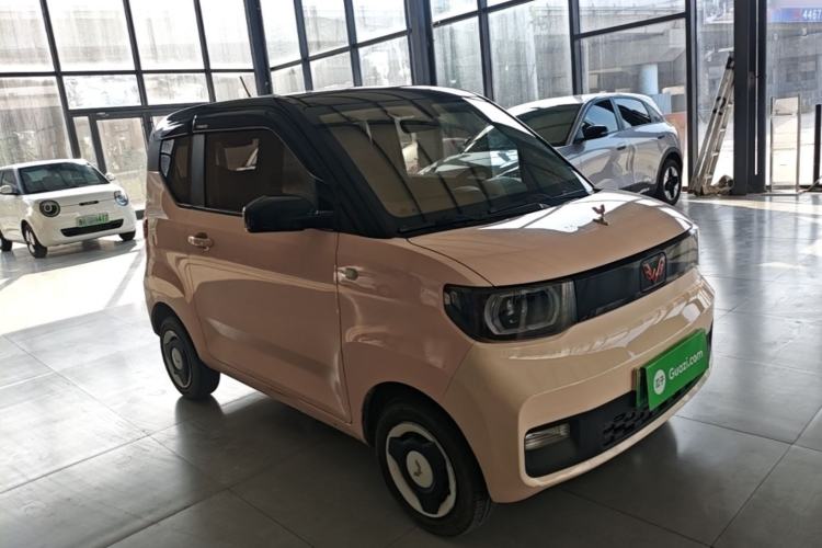 Used Wuling Hongguang MINIEV 2021 Macaron Fashion Edition Lithium-Ion Battery Front Right 45 Deg