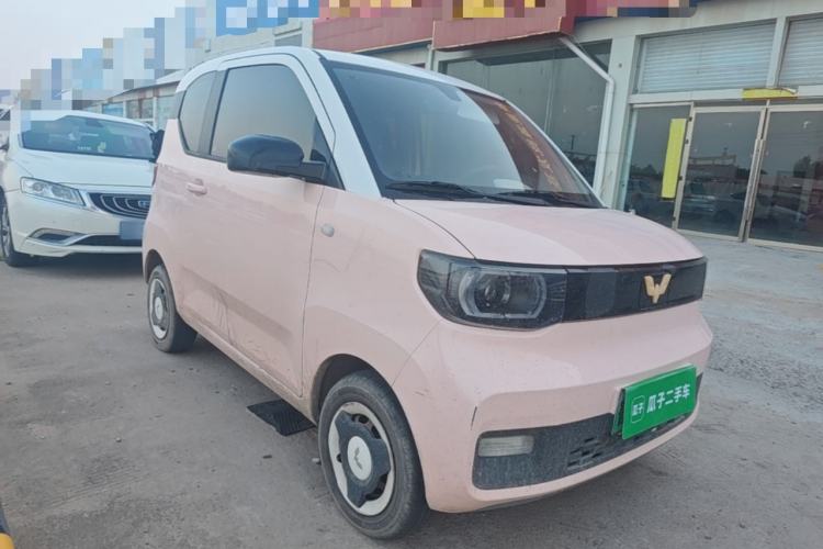 Used Wuling Hongguang MINIEV 2021 Macaron Fashion Model Lithium Iron Phosphate Front Right 45 Deg