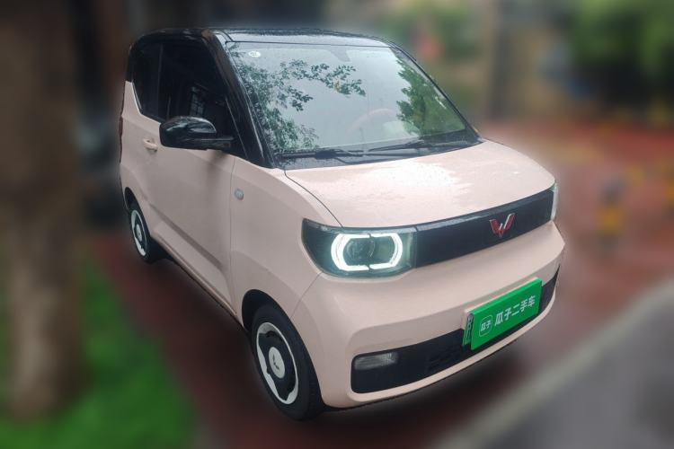 Used Wuling Hongguang MINIEV 2021 Macaron Fashion Model Lithium Iron Phosphate Front Right 45 Deg
