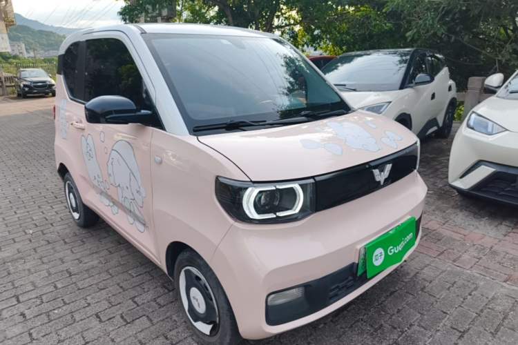 Used Wuling Hongguang MINIEV 2021 Macaron Premium Model – Lithium Iron Phosphate Front Right 45 Deg