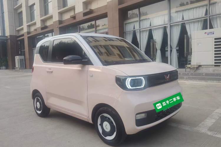 Used Wuling Hongguang MINIEV 2021 Macaron Premium Model – Lithium Iron Phosphate Front Right 45 Deg