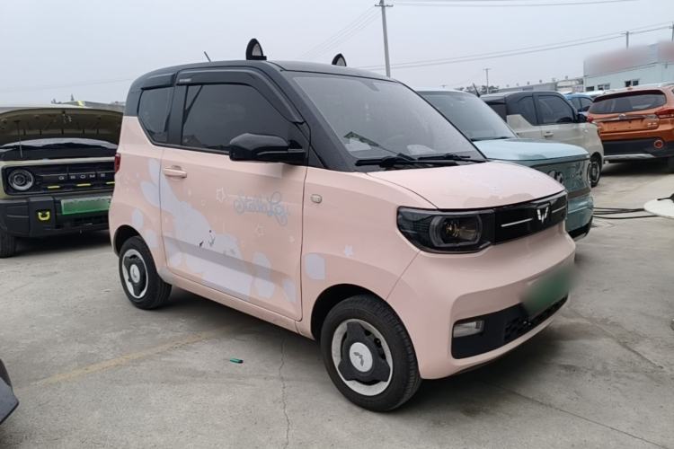 Used Wuling Hongguang MINIEV 2021 Macaron Fashion Edition Lithium-Ion Battery Front Right 45 Deg