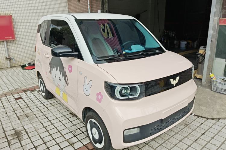 Used Wuling Hongguang MINIEV 2021 Macaron Premium Model – Lithium Iron Phosphate Front Right 45 Deg