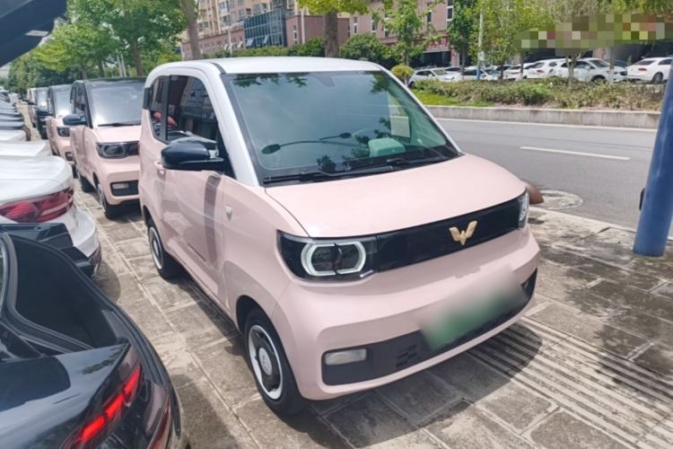 Used Wuling Hongguang MINIEV 2021 Macaron Fashion Model Lithium Iron Phosphate Front Right 45 Deg