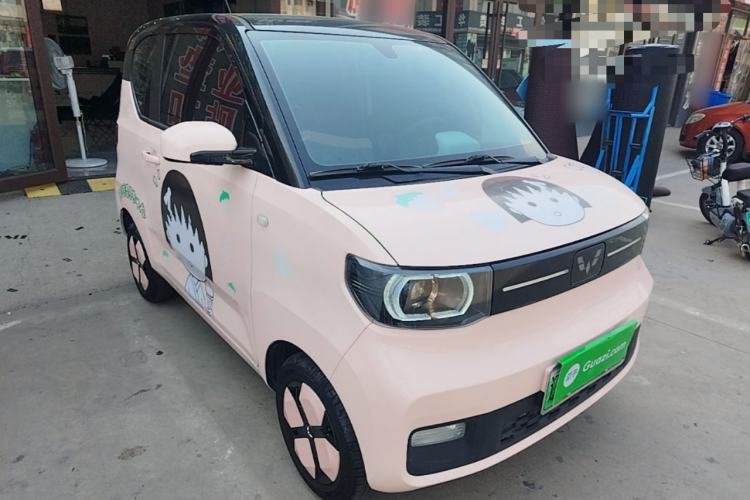 Used Wuling Hongguang MINIEV 2021 Macaron Fashion Edition Lithium-Ion Battery Front Right 45 Deg
