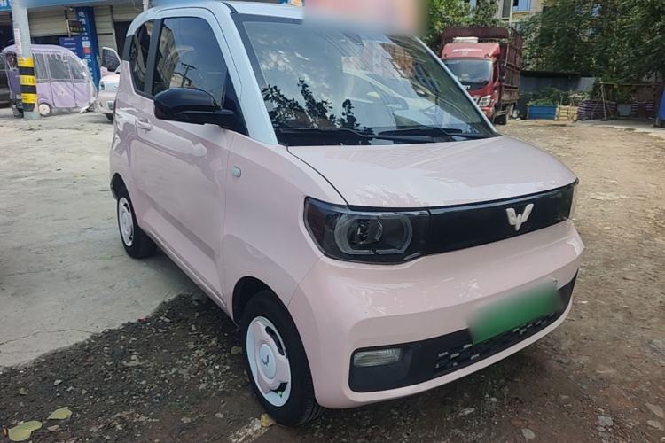 Used Wuling Hongguang MINIEV 2021 Macaron Fashion Edition Lithium-Ion Battery Front Right 45 Deg