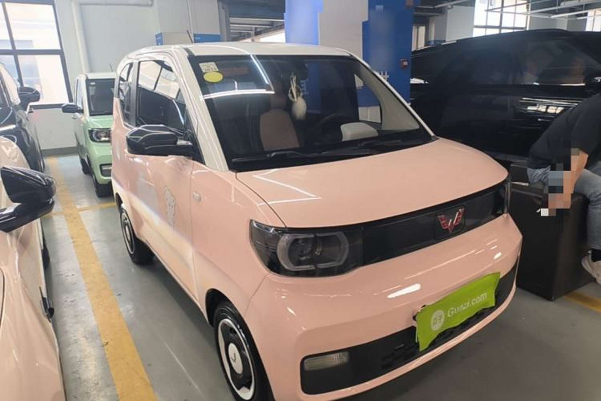 Used Wuling Hongguang MINIEV 2021 Macaron Premium Model – Lithium Iron Phosphate Front Right 45 Deg