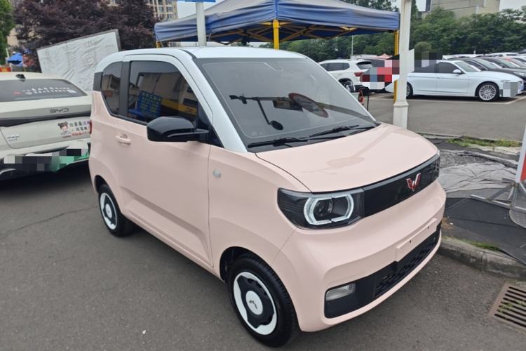 Used Wuling Hongguang MINIEV 2021 Macaron Fashion Model Lithium Iron Phosphate Front Right 45 Deg