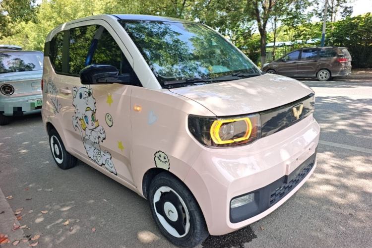 Used Wuling Hongguang MINIEV 2021 Macaron Premium Model – Lithium Iron Phosphate Front Right 45 Deg