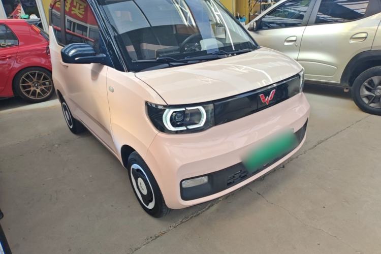 Used Wuling Hongguang MINIEV 2021 Macaron Fashion Model Lithium Iron Phosphate Front Right 45 Deg