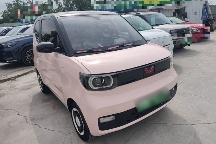 Used Wuling Hongguang MINIEV 2021 Macaron Fashion Edition Lithium-Ion Battery Front Right 45 Deg