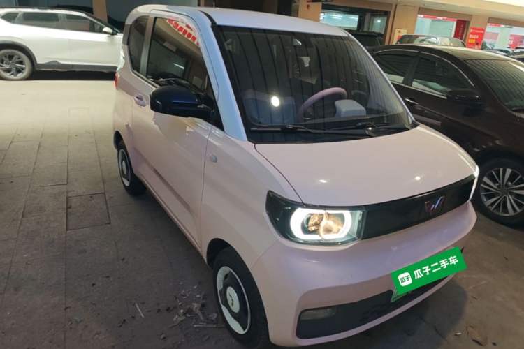 Used Wuling Hongguang MINIEV 2021 Macaron Premium Model – Lithium Iron Phosphate Front Right 45 Deg