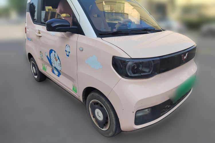 Used Wuling Hongguang MINIEV 2021 Macaron Fashion Model Lithium Iron Phosphate Front Right 45 Deg