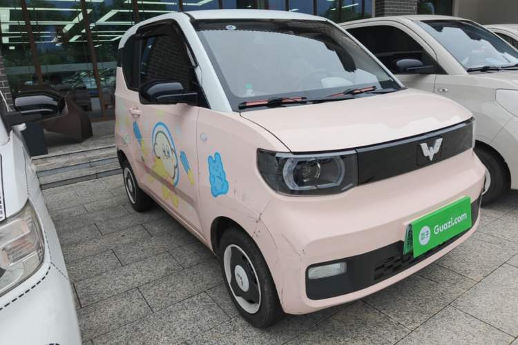 Used Wuling Hongguang MINIEV 2021 Macaron Premium Model – Lithium Iron Phosphate Front Right 45 Deg