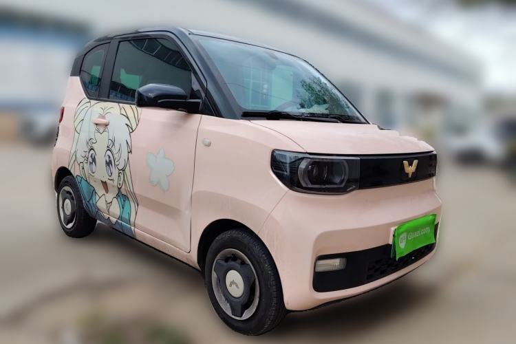 Used Wuling Hongguang MINIEV 2021 Macaron Premium Model – Lithium Iron Phosphate Front Right 45 Deg