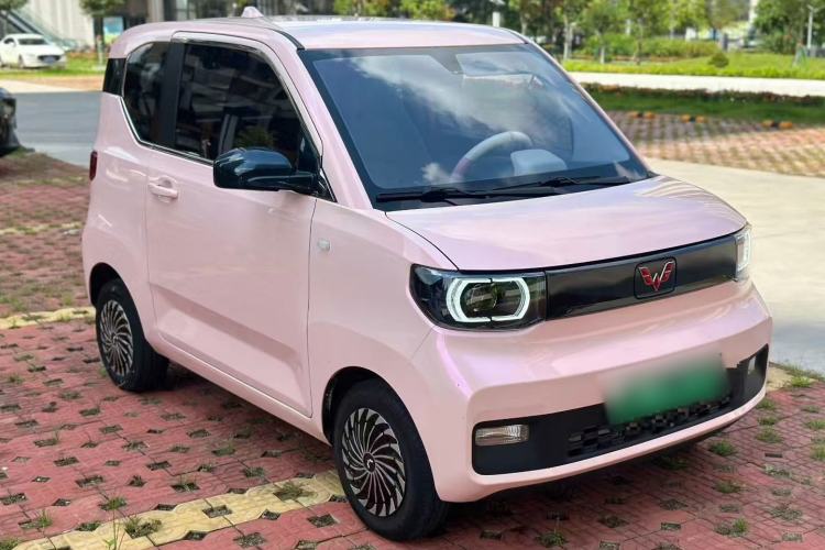 Used Wuling Hongguang MINIEV 2021 Macaron Premium Model – Lithium Iron Phosphate Front Right 45 Deg