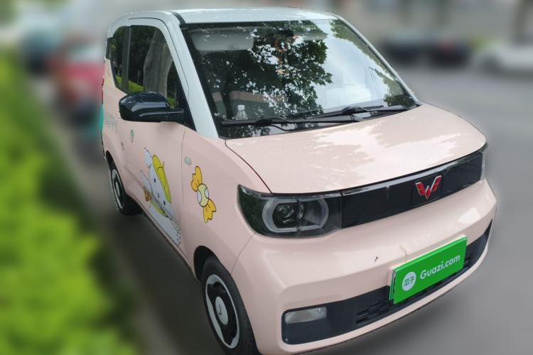 Used Wuling Hongguang MINIEV 2021 Macaron Premium Model – Lithium Iron Phosphate Front Right 45 Deg