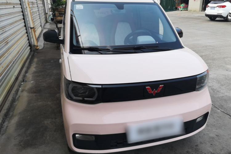 Used Wuling Hongguang MINIEV 2021 Macaron Fashion Model Lithium Iron Phosphate Front Right 45 Deg
