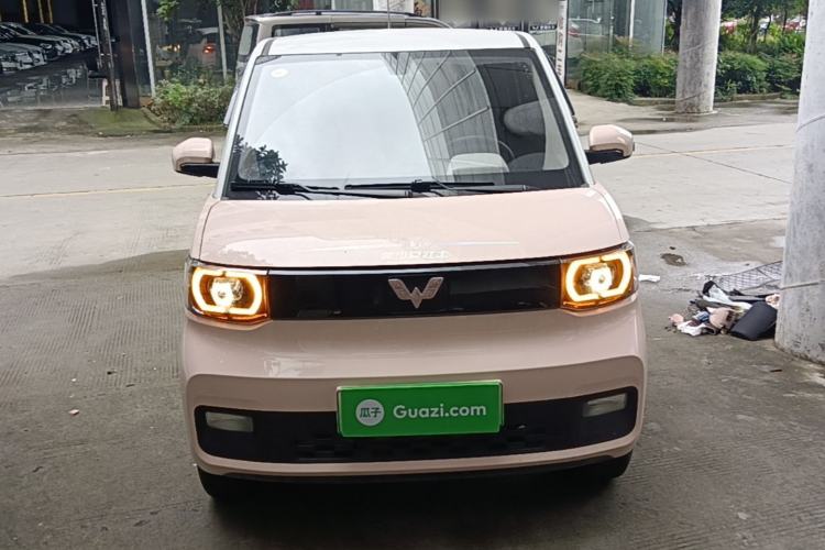 Used Wuling Hongguang MINIEV 2021 Macaron Sandwich Model 120 km Lithium Iron Phosphate Front