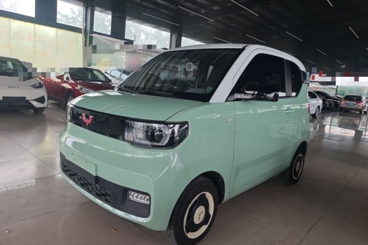 Used Wuling Hongguang MINIEV 2021 Macaron Sandwich Model 120 km Lithium Iron Phosphate Guazi used car, China used car export, Used car for sale, Used Wuling cars, Cheapest cars for sale, Electric vehicle, New energy car