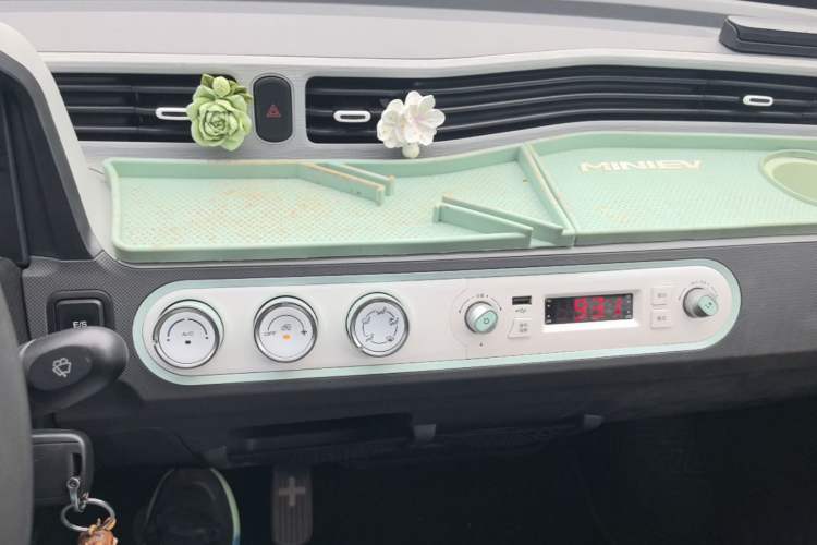 Used Wuling Hongguang MINIEV 2021 Macaron Fashion Model Lithium Iron Phosphate Audio And AC Panel