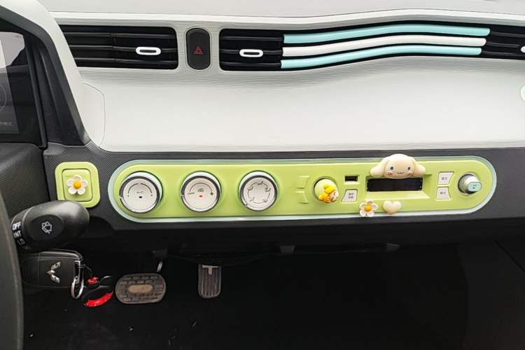 Used Wuling Hongguang MINIEV 2021 Macaron Fashion Model Lithium Iron Phosphate Audio And AC Panel