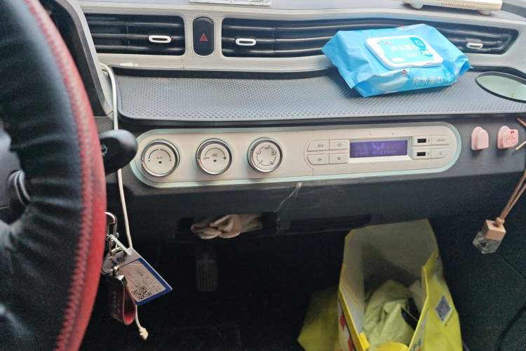 Used Wuling Hongguang MINIEV 2021 Macaron Fashion Model Lithium Iron Phosphate Audio And AC Panel