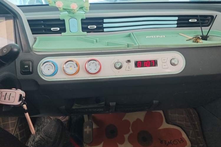 Used Wuling Hongguang MINIEV 2021 Macaron Fashion Edition Lithium-Ion Battery Audio And AC Panel
