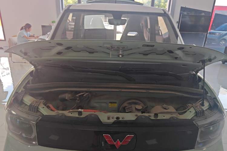 Used Wuling Hongguang MINIEV 2021 Macaron Fashion Model Lithium Iron Phosphate Engine Bay