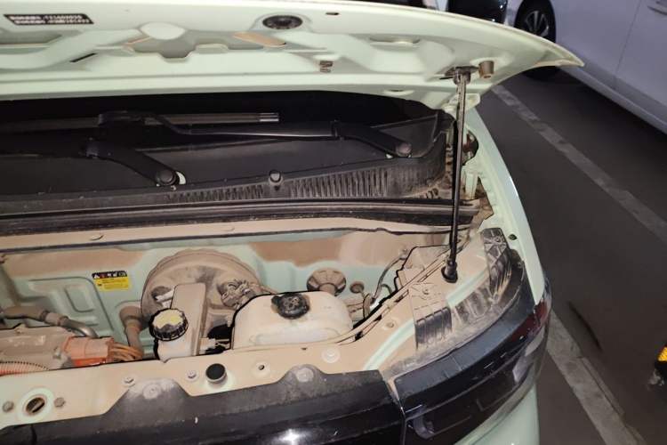 Used Wuling Hongguang MINIEV 2021 Macaron Fashion Model Lithium Iron Phosphate Engine Bay Left