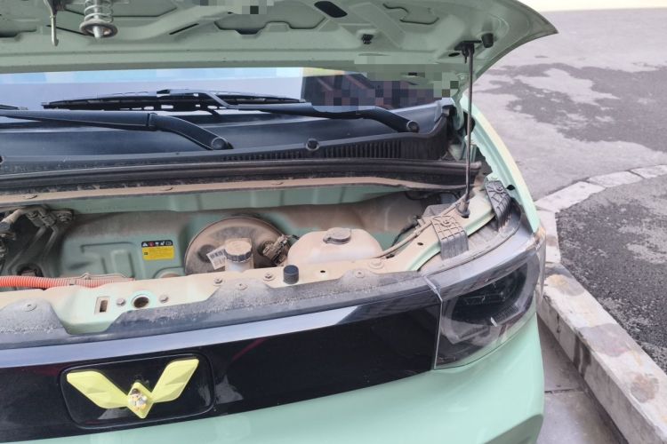 Used Wuling Hongguang MINIEV 2021 Macaron Fashion Model Lithium Iron Phosphate Engine Bay Left