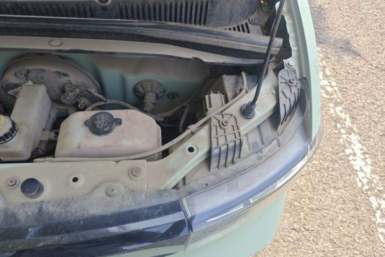 Used Wuling Hongguang MINIEV 2021 Macaron Fashion Model Lithium Iron Phosphate Engine Bay Left