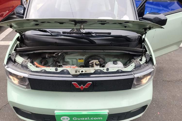 Used Wuling Hongguang MINIEV 2021 Macaron Premium Model – Lithium-NMC Engine Bay
